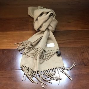 Cashmere camel scarf